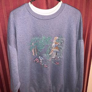 Vintage simply basic plus sweater